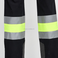 Vente en gros Pantalon Cargo haute visibilité pour hommes Pantalons de travail Cargo réfléchissants Uniforme de travail pour hommes