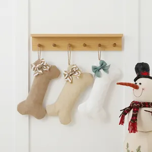 Festival Home Decoraties Luxe Santa Kousen Kerst Leeg Hond Kerstsok