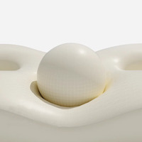 Oreiller de beauté ergonomique réglable avec masque pour les yeux en mousse à mémoire de forme Bouchons d'oreilles Techniques tricotées pour soulager le cou Réduction des rides