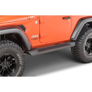 Marchepieds latéraux pour Jeep Wrangler JL deux portes quatre portes en acier noir - Product Image 3