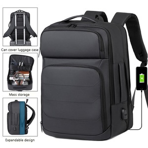 <span class=keywords><strong>Sac</strong></span> <span class=keywords><strong>à</strong></span> <span class=keywords><strong>dos</strong></span> professionnel extensible et étanche avec port de chargement USB, sacoche durable <span class=keywords><strong>pour</strong></span> ordinateur portable <span class=keywords><strong>pour</strong></span> les voyages, le travail et les trajets quotidiens, compatible avec les ordinateurs portables de 15,6 pouces - Product Image 1