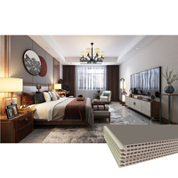 Diseño de moda personalizado informe de prueba de fuego para dormitorio ecológico PVC WPC paneles de pared