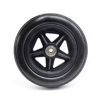Accessoires de roue avant universels pour fauteuil roulant Movekyn MK1017, pneus pleins en PU de 6 et 8 pouces, durables, capacité de charge de 100 kg, fabrication industrielle