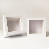 Petite boîte carrée 5x5 ''Petite boîte d'ombre profonde 6cm Cadre photo 3D Cadre de boîte d'ombre