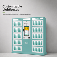 Meubles de bibliothèque HAUMR, casier intelligent, armoire de livraison à distance, borne de prêt de livres 24h/24 et 7j/7 avec détection RFID et écran tactile