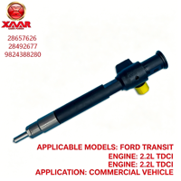 Inyector de Combustible Common Rail 28657626 28492677 9824388280 para Motor Ford 2.2 TDCi Ranger Transit Mondeo