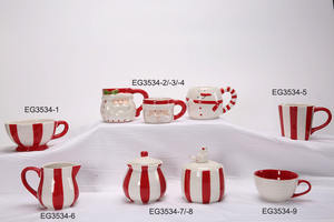 Artesanía de cerámica brillante LED moderna, casa pequeña, fiesta de Navidad, escritorio, luz nocturna, fábrica, decoración de vacaciones - Product Image 3