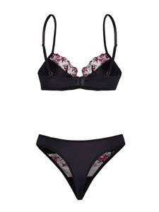 Lingerie <strong>Sexy</strong> Sets Femme Bra G-string <strong>Womens</strong> <strong>Sexy</strong> <strong>Underwear</strong> Heart Rhinestone Romantic Bikini Lingerie Manufacturer - Product Image 4