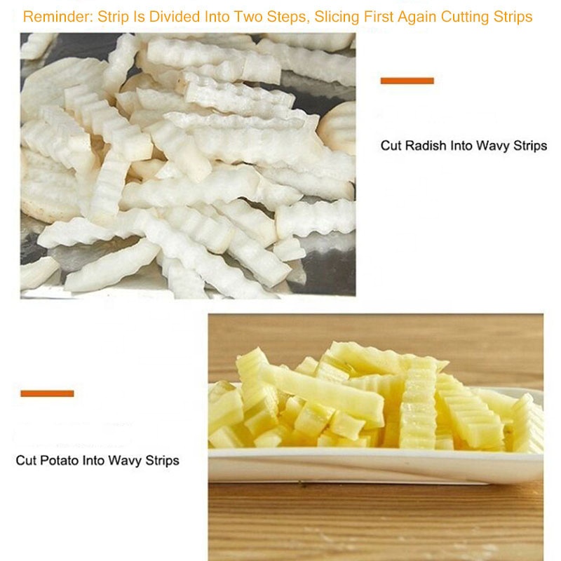 waffle fries potato cutter machine