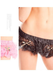 Mode <span class=keywords><strong>Mini</strong></span> Femmes Jupes Courtes En Dentelle Danse Performance Tutu Conception Noir Sexy Jupe - Product Image 6