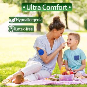 Cubiertas Impermeables para Sensores <span class=keywords><strong>Freestyle</strong></span>, Parches Adhesivos Flexibles para CGM, Libres de Látex, Larga Duración, Sin Pegamento en el Centro, Multicolores - Product Image 3