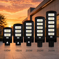 Lampe solaire tout-en-un Auto Sunset, détecteur de mouvement, intensité réglable, pour allées rurales, routes, parcs et jardins