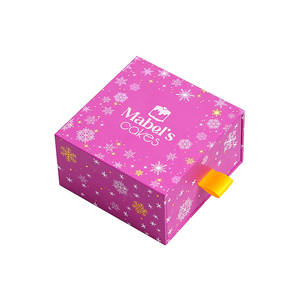 Boîte cadeau en papier personnalisée avec inserts, boîte d'emballage <span class=keywords><strong>pour</strong></span> biscuits et bonbons à 4 compartiments avec impression <span class=keywords><strong>de</strong></span> logo en couleur - Product Image 1