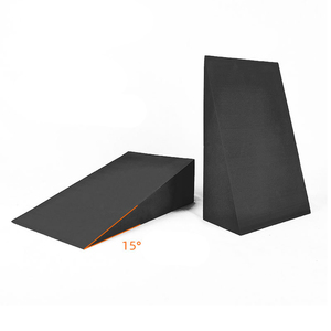 weight lifting stretching plate deep squat heel wedge block