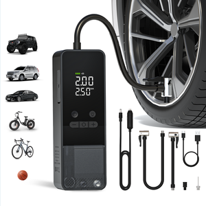 <span class=keywords><strong>Compresseur</strong></span> d'air portable sans fil mini 150 PSI, gonfleur à batterie grande capacité, moniteur de pression des pneus, manomètre numérique, arrêt automatique - Product Image 1