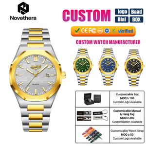 Montres-bracelets pour hommes de <span class=keywords><strong>luxe</strong></span> Lige 89272, personnalisation en petite série, bracelet en acier inoxydable, aiguilles lumineuses, calendrier, montre à quartz pour <span class=keywords><strong>homme</strong></span> - Product Image 6