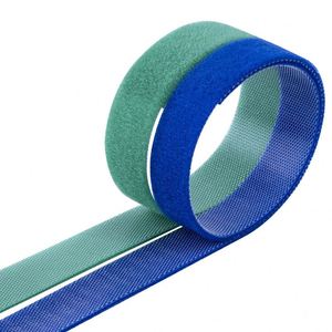 Cinta Adhesiva Elástica Súper Pegajosa de Doble Cara con Gancho y Bucle, Cintas de Nylon Coloridas con Cierre de Gancho y Bucle - Product Image 2