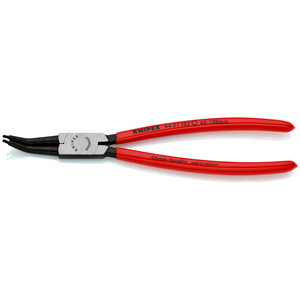 Pince à circlips KNIPEX 44 31 J32 pour circlips internes avec trous, angle 45°, revêtement en résine - Product Image 1