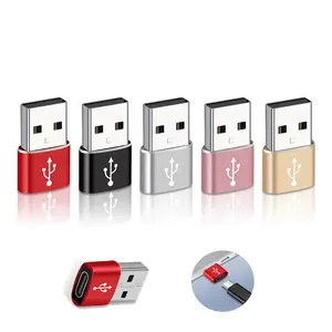 Werks großhandel USB 3.0 Stecker zu Typ C Buchse Konverter A zu C Adapter Auto ladung Handy Adapter