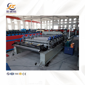 <strong>Used</strong> JCX PPGI Steel Bottom Plate Roll Forming Machine Roof Wall Tiles PLC Control System Pump 1200mm Building Construction - Product Image 3