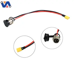 New Image Electric Scooter Parts 3 Pins Charging Port For 8 8+ 9 9+ 10+ Zero 8 9 10 8x 10x 11x E-Scooter Accessories