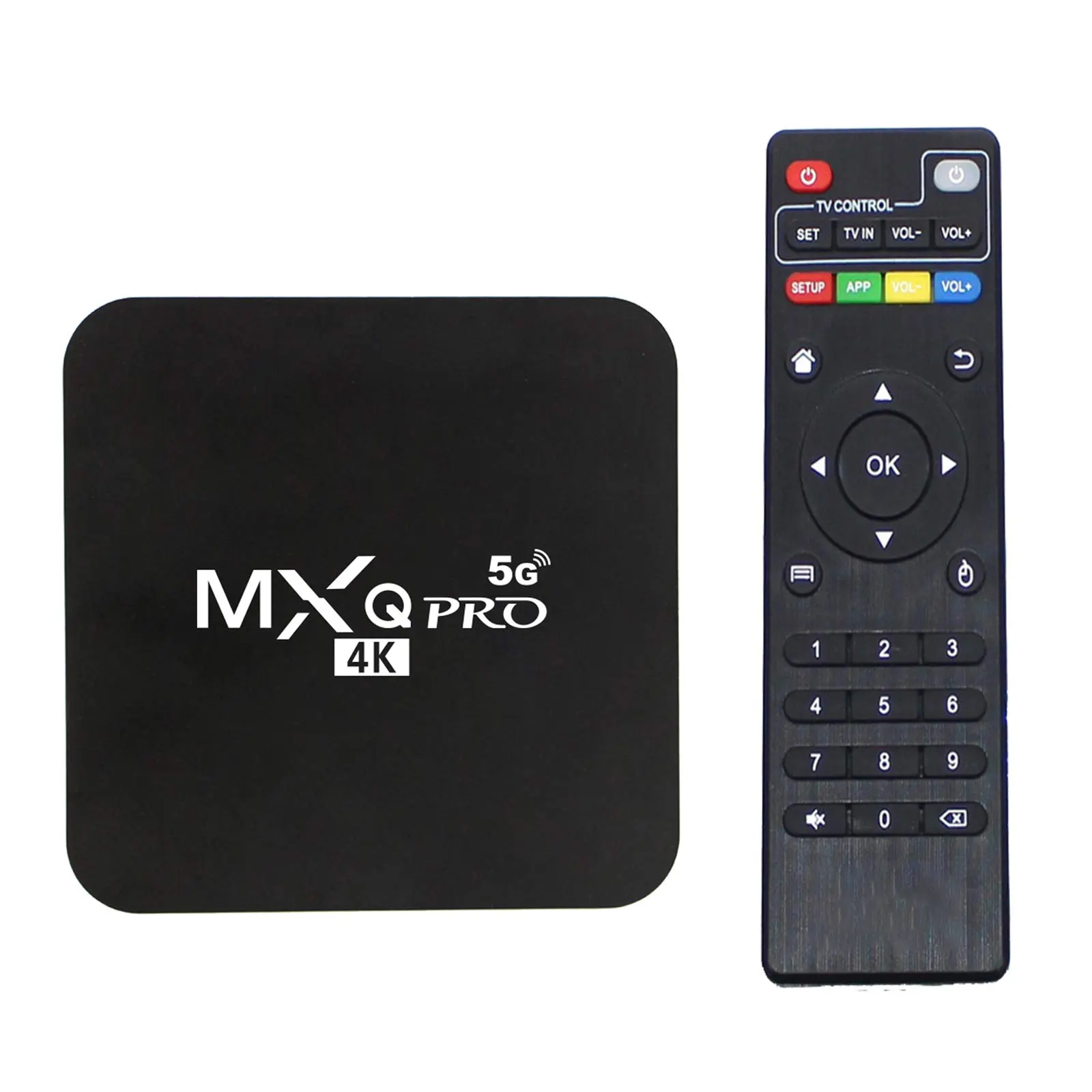 Nuovo Android Smart Box per MXQ Pro 5G Android 11.1 TV Box Ram 2GB ROM 16GB H.265 HD 3D Dual Band 2.4G/5.8G WiFi Home Media Player