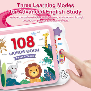 Livre d'<span class=keywords><strong>anglais</strong></span> interactif 108 mots Touch&Teach, livre électronique en plastique pour enfants avec chansons anglaises, jouet éducatif pour enfants - Product Image 5