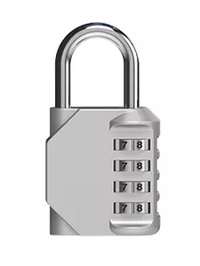 Travel <b>Padlock</b> Anti-theft Backpack Small <b>Padlock</b> Resettable 4 Digit Combination Suitcase Password Code Lock Luggage <b>Padlock</b> - Product Image 4