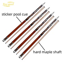 Queue de billard professionnelle Rayspeed pour carrom, fût en érable de haute qualité, joint en acier inoxydable, pointe de 11,8 mm, joint central 1/2 séparé