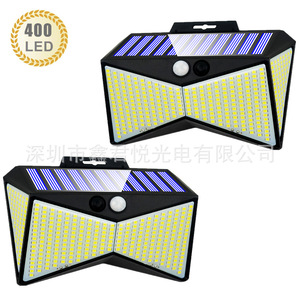 Solar Outdoor Wall Lamp 400 <b>LED</b> 3 Mode <b>Motion</b> <b>Sensor</b> Waterproof - Product Image 2