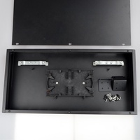 Panel Patch Fiber Optik dan Kotak Terminal 24 Port FC/UPC Baru 2026, Rak 19 Inci, OTB Full Load dengan Adaptor Pigtail
