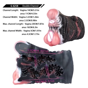 GEEBA Muñeca Masturbadora Masculina de Canal Único con Bolsillo Vaginal Grande Malayo, Longitud Máxima de 7.87in, Ancho de 2.76in, Juguete Sexual para Adultos - Product Image 6
