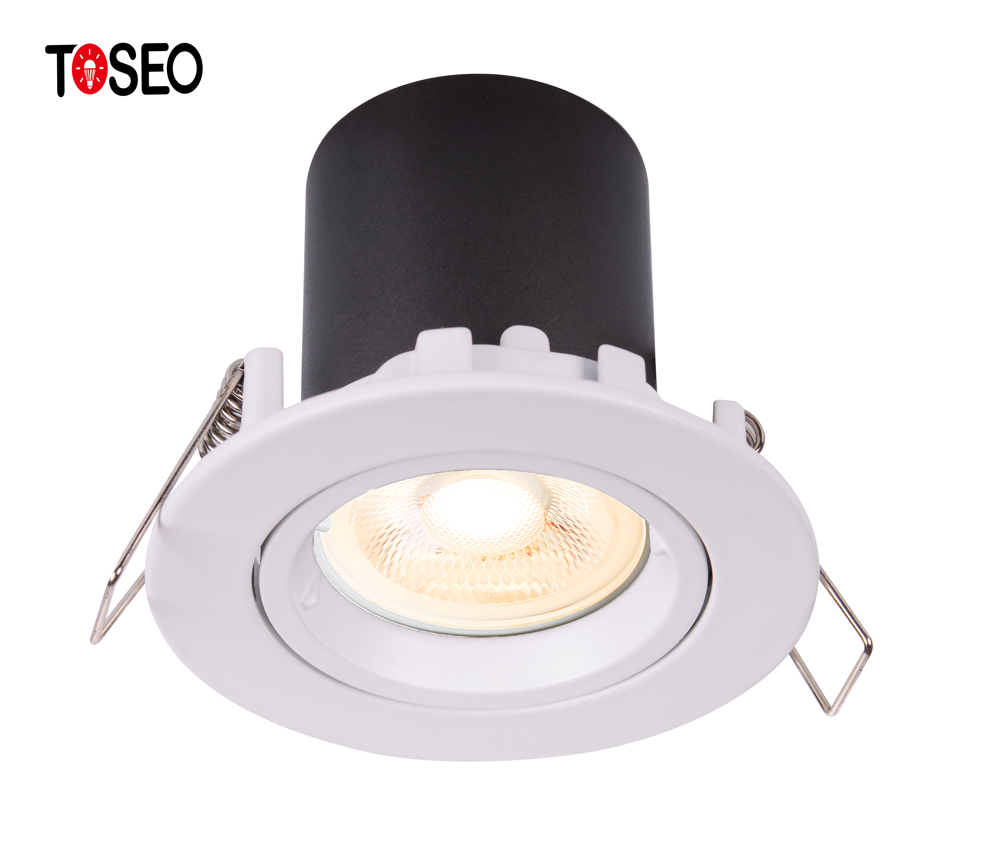 7w Led Recessed Downlight Fixtures Round Die Casting Aluminium Waterproof