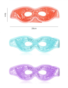 Masque Gel Chaud/Froid Réutilisable pour les Yeux et le Visage, Compresse de Billes Anti-rides Hydratante, Masque de Sommeil pour Soulager la Fatigue - Product Image 2