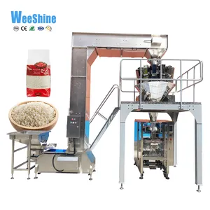 Macchina confezionatrice automatica verticale per insaccare il sale confezionatrice per sacchetti di cereali di riso