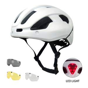 <span class=keywords><strong>Casco</strong></span> de <span class=keywords><strong>bicicleta</strong></span> <span class=keywords><strong>con</strong></span> luz LED recargable CE/CPSC, <span class=keywords><strong>lentes</strong></span> magnéticas <span class=keywords><strong>para</strong></span> montar en carretera y tierra, <span class=keywords><strong>casco</strong></span> de <span class=keywords><strong>bicicleta</strong></span> de verano - Product Image 3