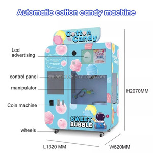 Robot máquina expendedora Popular máquina expendedora <span class=keywords><strong>de</strong></span> negocios inteligente máquina automática <span class=keywords><strong>de</strong></span> algodón y dulces que hace para Centro Comercial - Product Image 6
