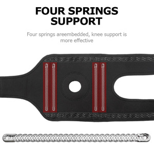 Genouillère ajustable à rotule ouverte pour le soulagement des douleurs sportives - Product Image 5