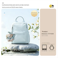 Sac de voyage multifonctionnel pliable grande capacité avec logo personnalisé pour couches et accessoires, en polyester, vente en gros