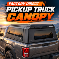 Hardtop en aluminium pour benne de camion, type camping-car, pour Tacoma F150 RAM 1500 Silverado Tundra, verrouillable, étanche, sans perçage