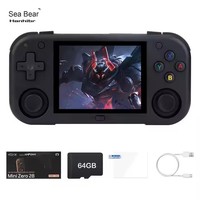 AMPOWN MINI ZERO 28G Console de jeu rétro portable Écran IPS de 2.8 pouces Lecteur de jeu portable Prend en charge plus de 20 simulateurs Wi-Fi