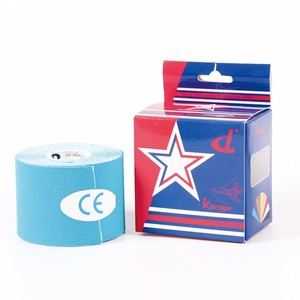 Vente en gros de bandes de kinésiologie imperméables pour la physiothérapie du genou, bandes musculaires athlétiques, bandes de kinésiologie élastiques pré-coupées pour le sport - Product Image 4