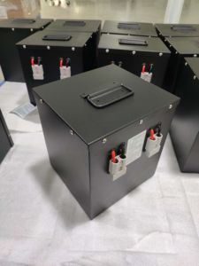 Meilleures ventes aux États-Unis : Batterie pour pédicab 2,5 kW avec boîtier métallique, rechargeable, 48 V 51,2 V 50 Ah, modèle DL-4850 48 V 50 Ah - Product Image 6