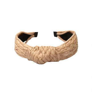 Diadema de Césped Sintético con Diseño Trenzado y Anudado, Accesorio Hecho a Mano, Casual y a la Moda para Mujer - Product Image 2