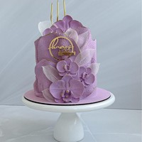Joyeuse fête des mères, inserts de gâteau en acrylique écologiques et modernes, forme ronde, décoration de gâteau pour anniversaire et fête des mères