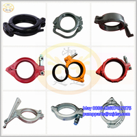 Putzmeister Clamp Coupling ZX-W 6HD coincé pour PM ZX150 ZX6 "Coude de tuyau de pompe à béton