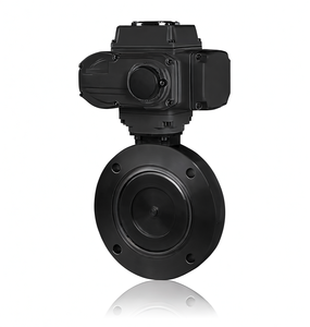 Vanne papillon électrique COVNA 90 jours de garantie, 2 pouces DN50, 24V CC, en acier inoxydable 316, avec actionneur électrique, vanne papillon à plaque - Product Image 2