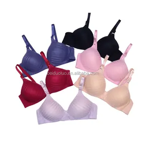 Sexy Push-Up Spandex 36-42 Kích thước sáu màu điều chỉnh-dây đai mỏng thoáng khí in dây áo ngực miễn phí cho phụ nữ