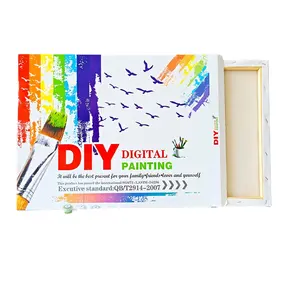 צבע DIY על ידי מספרי ערכות סטים עבור מבוגרים וילדים למתחילים שמן ציור ערכה