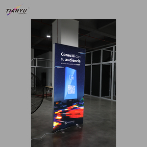 Letrero Publicitario para TV, Banner de Tela Personalizado para Interiores, Soporte con Marco Retroiluminado con Luz LED, Póster con Luz, Rosa Eterna con Luces - Product Image 4
